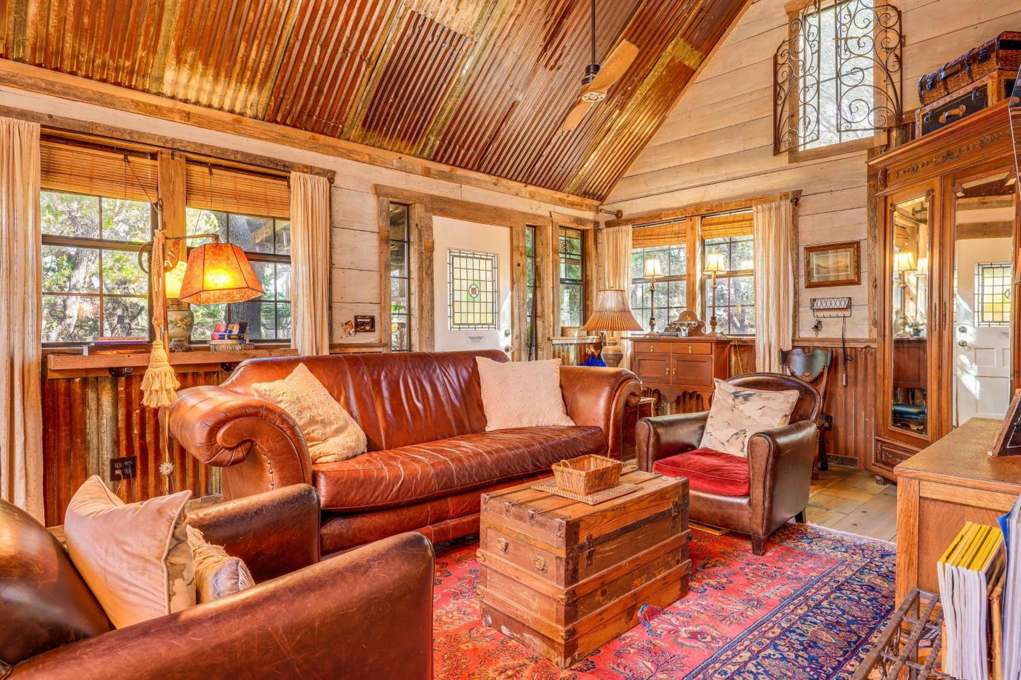 Pet-Friendly Wimberley Cabin With Fire Pit And Hot Tub Exterior foto